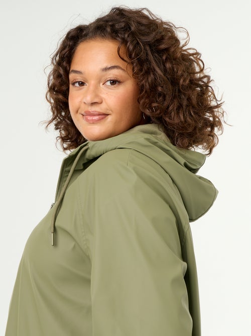 Waterafstotende parka met capuchon - Kiabi