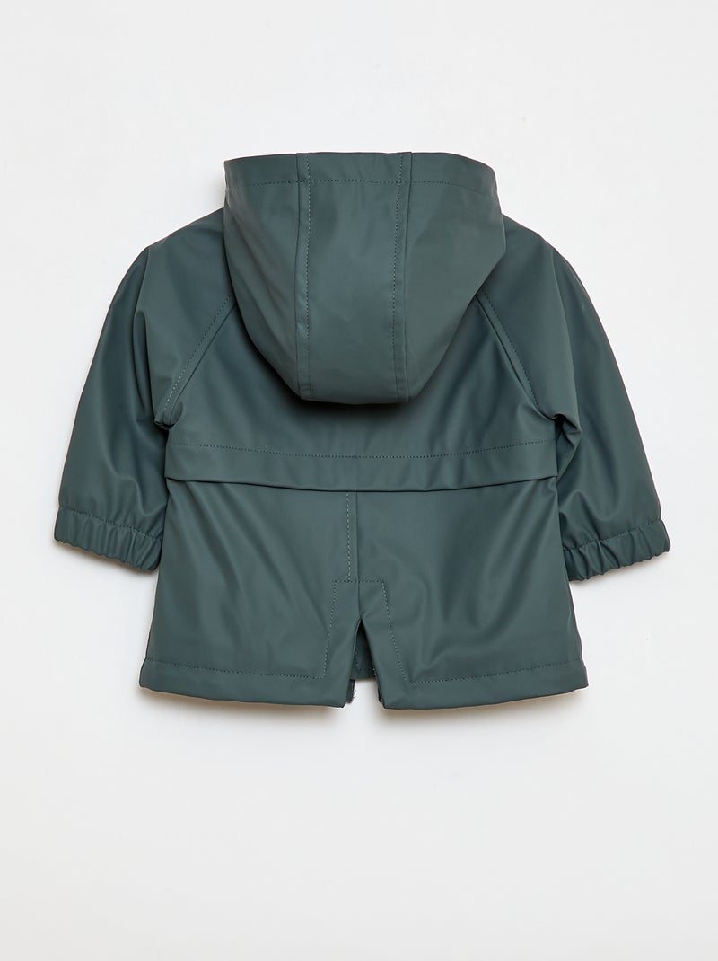 Waterafstotende parka met capuchon Kaki - Kiabi