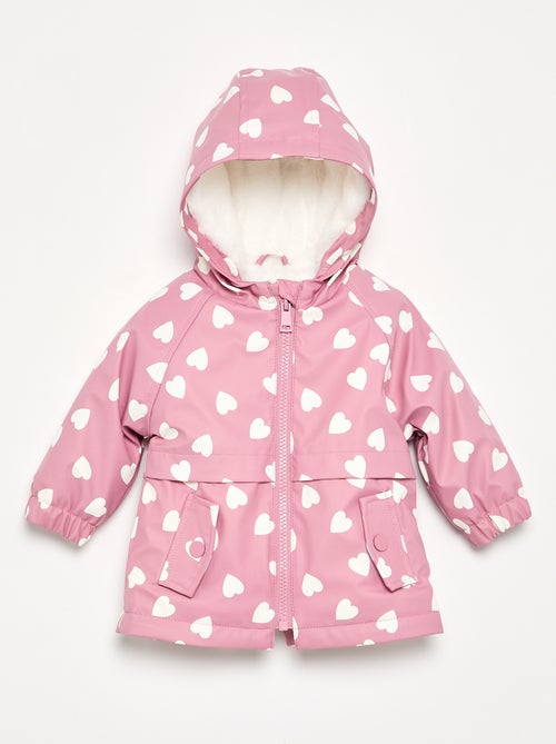 Waterafstotende parka met capuchon - Kiabi