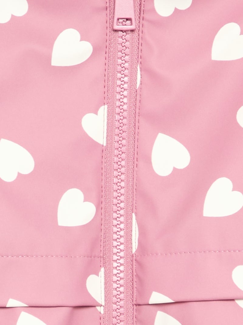Waterafstotende parka met capuchon Rose - Kiabi