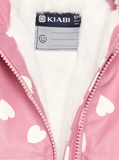 Waterafstotende parka met capuchon - Kiabi