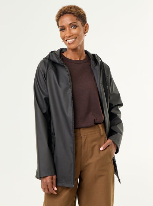 Waterafstotende parka met capuchon - Kiabi