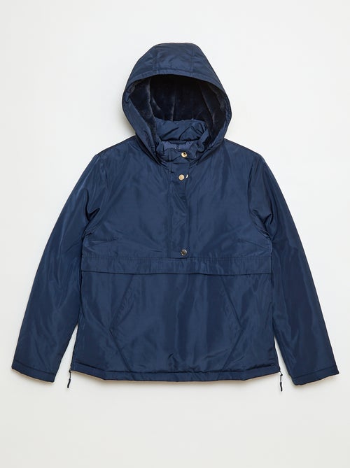 Waterafstotende parka met gevoerde capuchon - gemakkelijk aan te trekken collectie - Kiabi