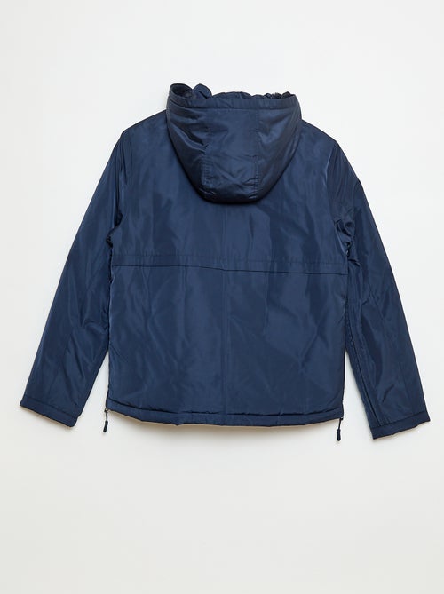 Waterafstotende parka met gevoerde capuchon - gemakkelijk aan te trekken collectie - Kiabi