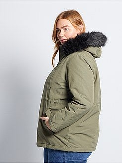 Waterafstotende parka met kap - Kiabi