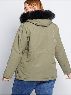 Waterafstotende parka met kap - Kiabi