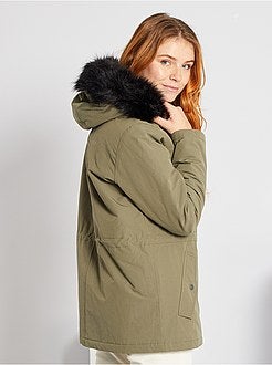 Waterafstotende parka met kap - Kiabi