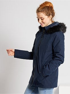Waterafstotende parka met kap - Kiabi