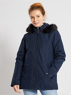 Waterafstotende parka met kap - Kiabi