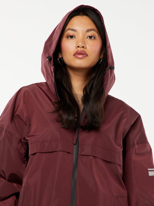 Waterafstotende regencape met reflecterende details - Kiabi