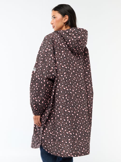 Waterafstotende regenponcho met kap en opvouwbaar ontwerp - Kiabi
