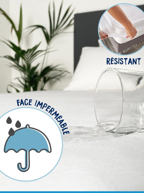 Waterdichte matrasbeschermer van badstof - Kiabi