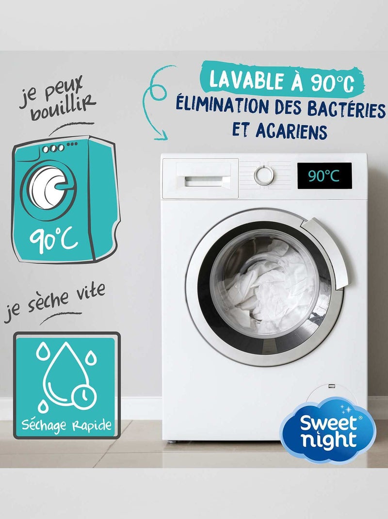 Waterdichte matrasbeschermer wit - Kiabi
