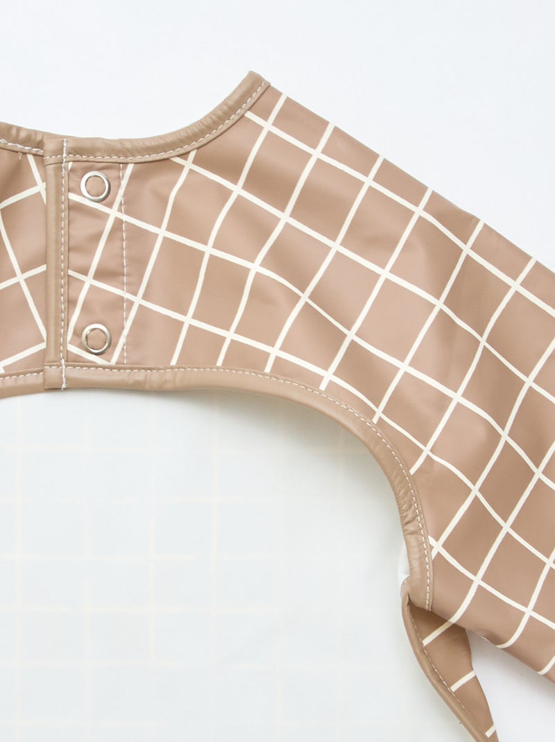 Waterdichte slab schort 'Tic et Tac' Bruin - Kiabi