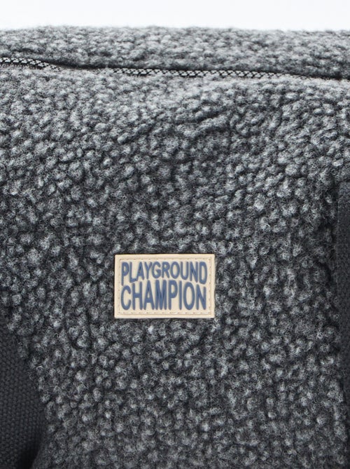 Weekendtas in bouclé - Kiabi