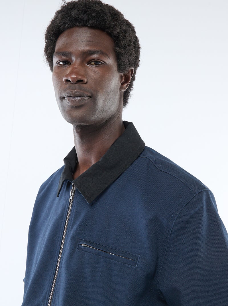 Werkjass in workwearstijl Blauw - Kiabi