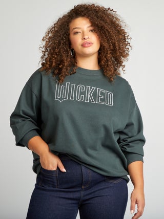 Wicked-sweater met ronde hals