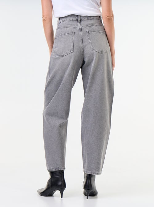 Wide fit jeans met decoratieve studs - Kiabi