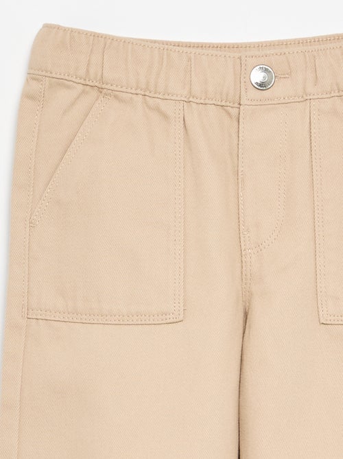 Wide leg-broek - aansluitende pasvorm - Kiabi Wide leg-broek - aansluitende pasvorm - Kiabi