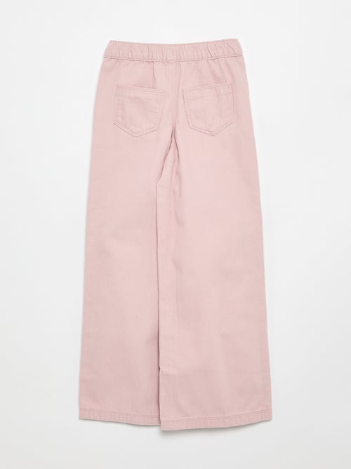 Wide leg-broek - aansluitende pasvorm - Kiabi Wide leg-broek - aansluitende pasvorm - Kiabi