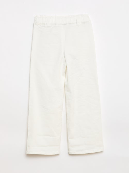 Wide leg-broek - collectie gemakkelijk aan te trekken - Kiabi