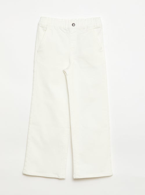 Wide leg-broek - collectie gemakkelijk aan te trekken - Kiabi