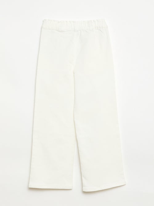 Wide leg-broek - collectie gemakkelijk aan te trekken - Kiabi