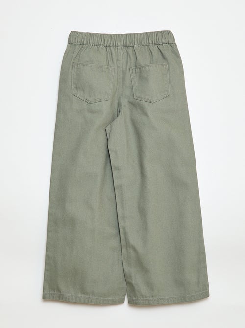 Wide leg broek - Comfortabelere pasvorm - Kiabi