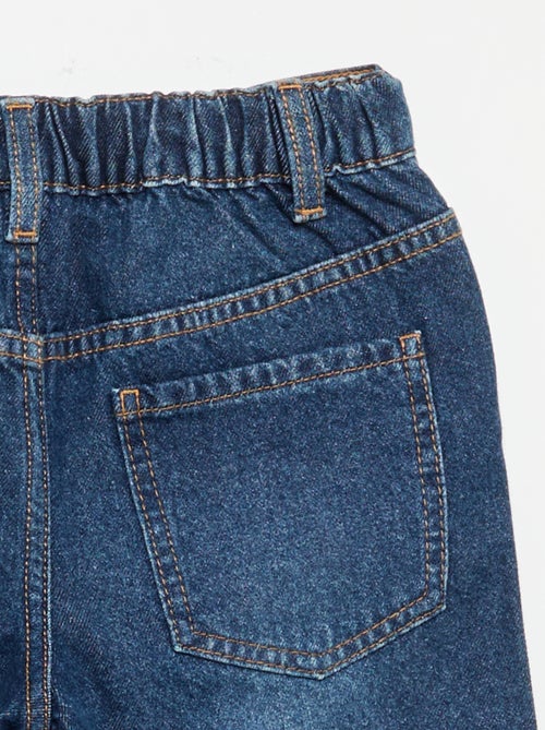 Wide leg-broek met borduurwerk - Kiabi