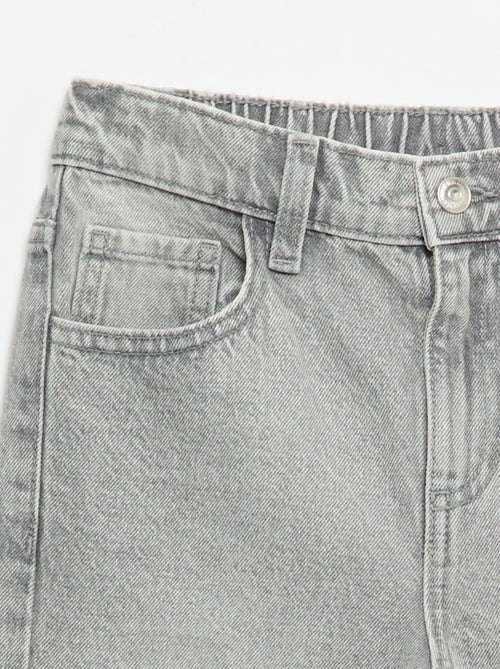 Wide leg-broek met borduurwerk - Kiabi