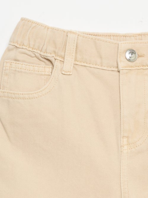 Wide leg-broek met verstelbare taille - Kiabi