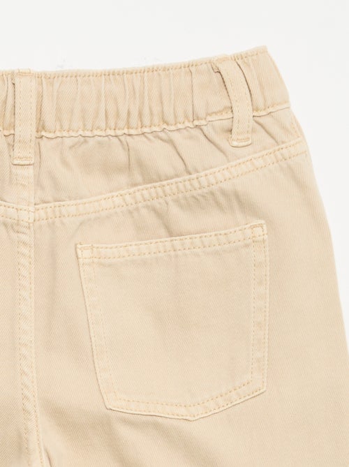 Wide leg-broek met verstelbare taille - Kiabi
