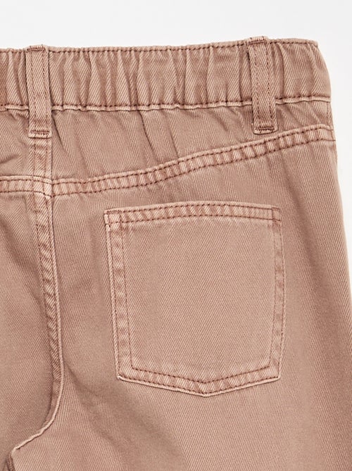 Wide leg-broek met verstelbare taille - Kiabi