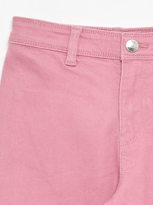 Wide leg broek zonder zakken aan de voorkant - Kiabi