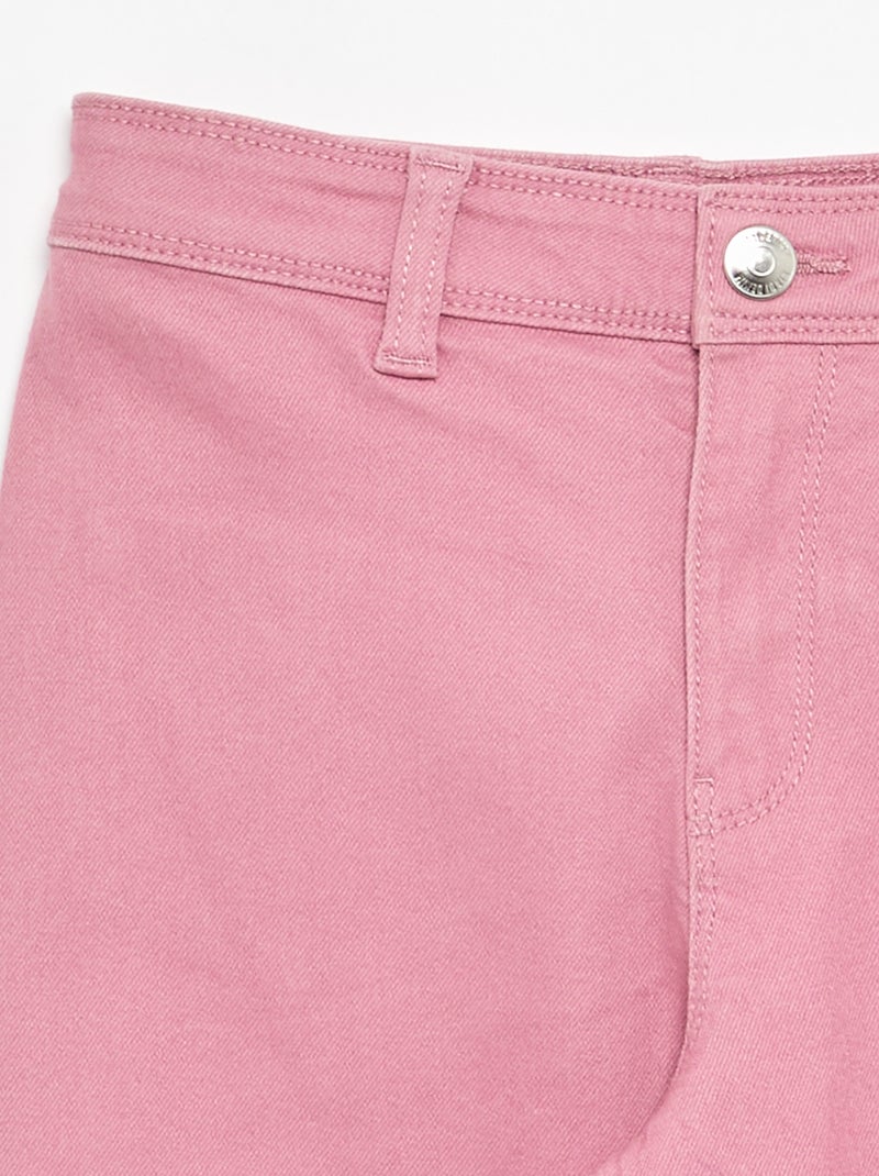 Wide leg broek zonder zakken aan de voorkant Rose - Kiabi