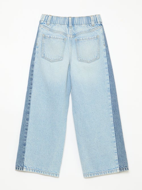 Wide leg fit broek / broek met wijde pijpen in 2 kleuren - Kiabi