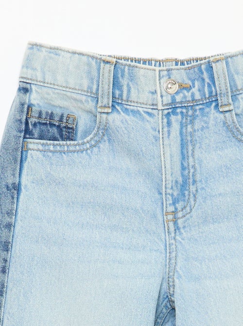 Wide leg fit broek / broek met wijde pijpen in 2 kleuren - Kiabi