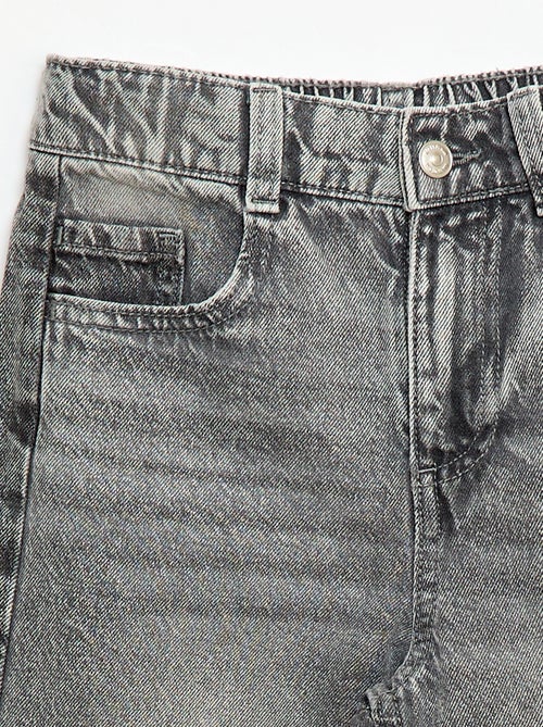 Wide leg fit broek / broek met wijde pijpen in 2 kleuren - Kiabi