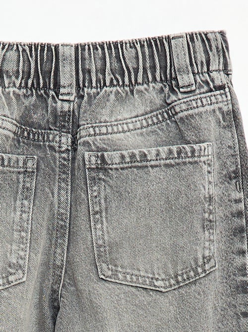 Wide leg fit broek / broek met wijde pijpen in 2 kleuren - Kiabi