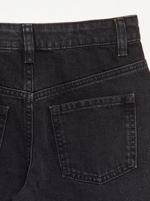 Wide leg fit broek met zilverkleurige fantasie studs - Kiabi