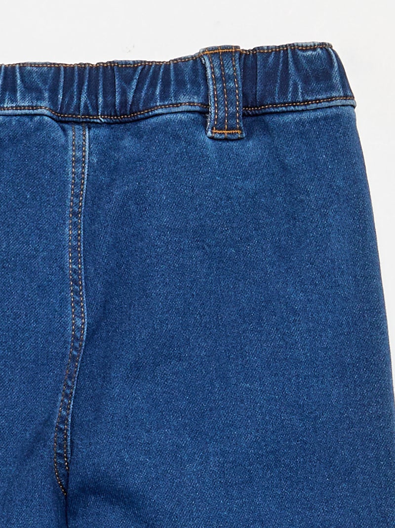 Wide leg-jeans - gemakkelijk aan te trekken collectie Blauw - Kiabi