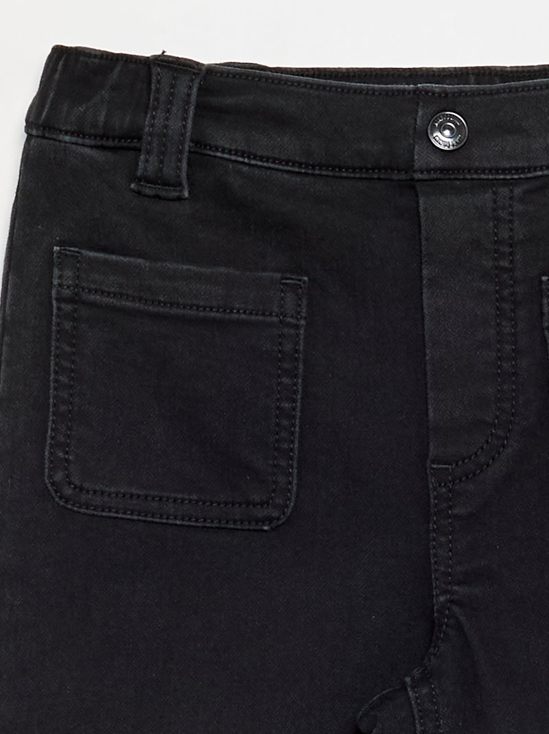 Wide leg-jeans - gemakkelijk aan te trekken collectie Grijs - Kiabi