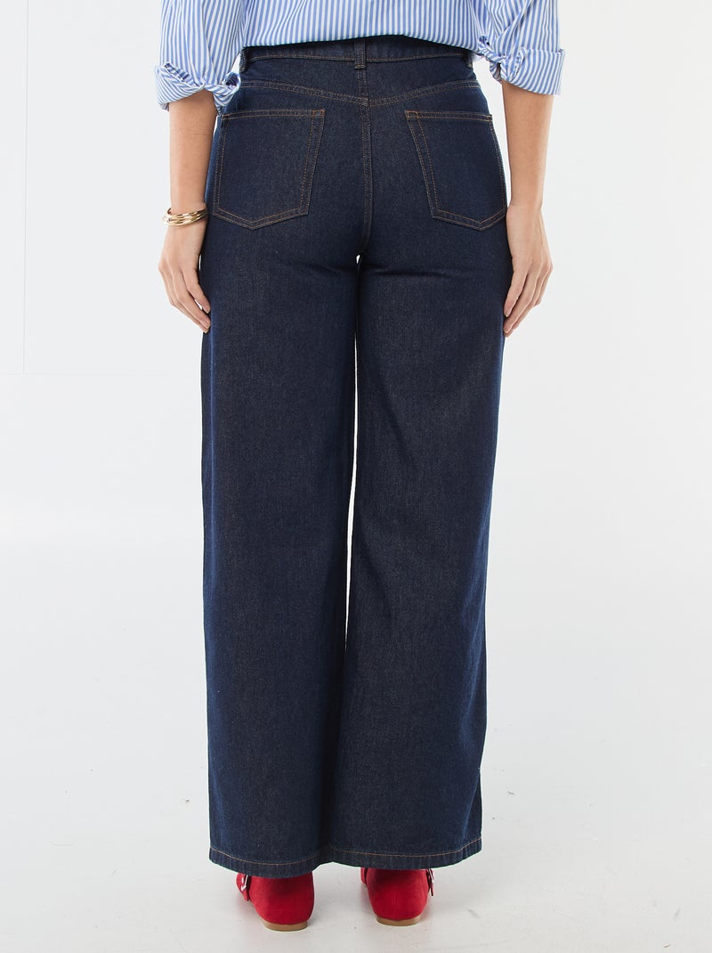 Wide leg jeans Blauw - Kiabi