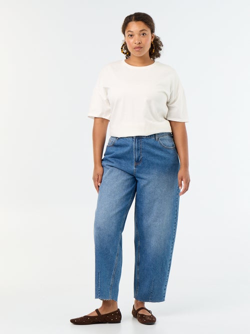 Wide leg-jeans met 5 zakken - Kiabi