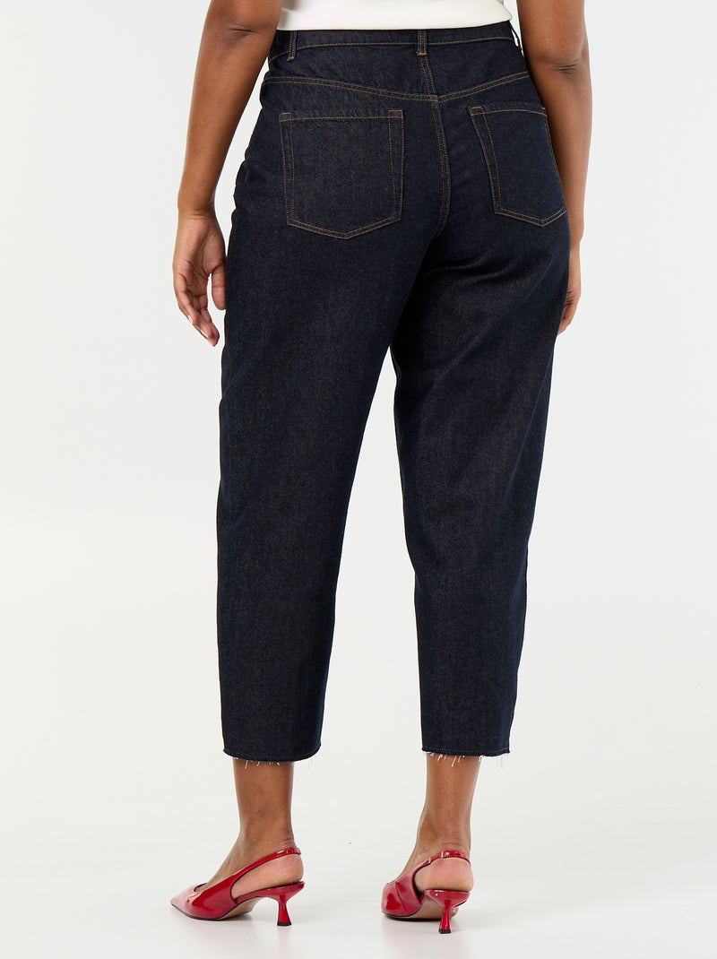 Wide leg-jeans met 5 zakken Blauw - Kiabi
