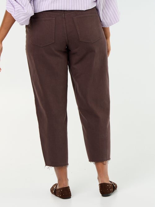 Wide leg-jeans met 5 zakken - Kiabi Wide leg-jeans met 5 zakken - Kiabi