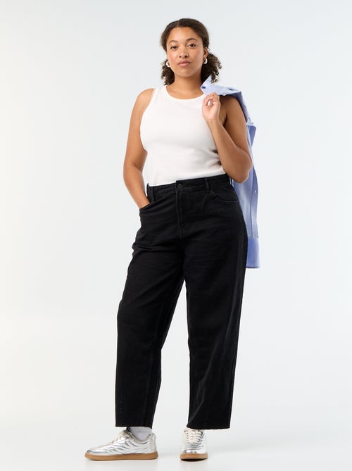 Wide leg-jeans met 5 zakken - Kiabi