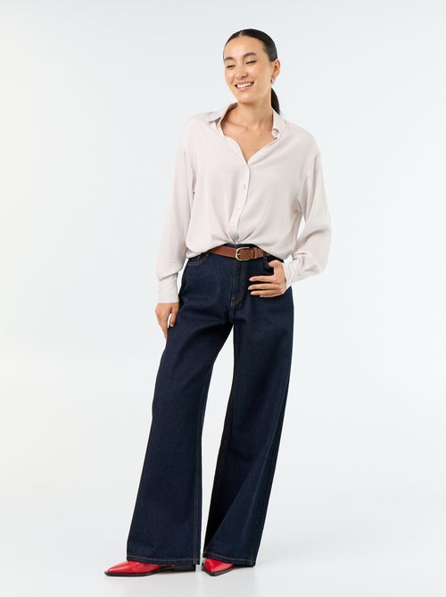Wide leg jeans / wijde pasvorm - Kiabi