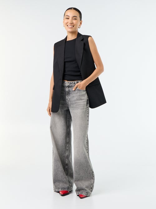 Wide leg jeans / wijde pasvorm - Kiabi
