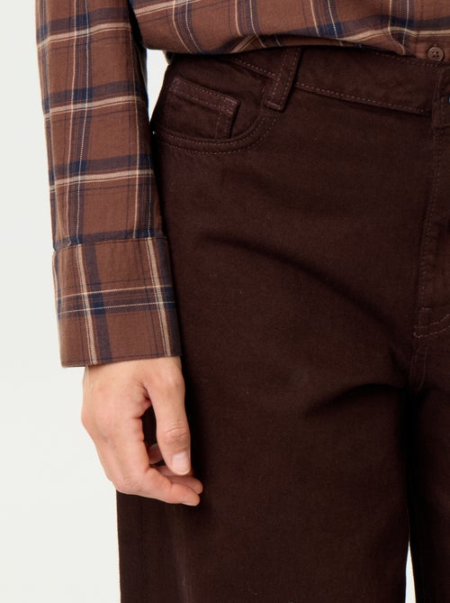 Wide leg jeans / wijde pasvorm met motief - Kiabi Wide leg jeans / wijde pasvorm met motief - Kiabi